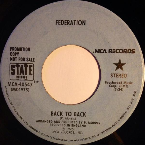 Federation (5) - Back To Back