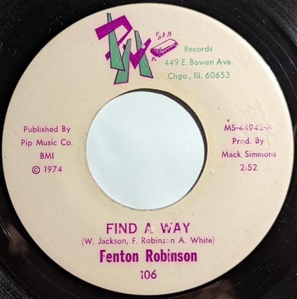 Fenton Robinson - Find A Way