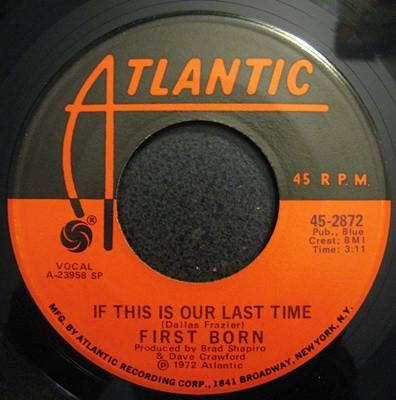 First Born  - If This Is Our Last Time / Hey Cloud