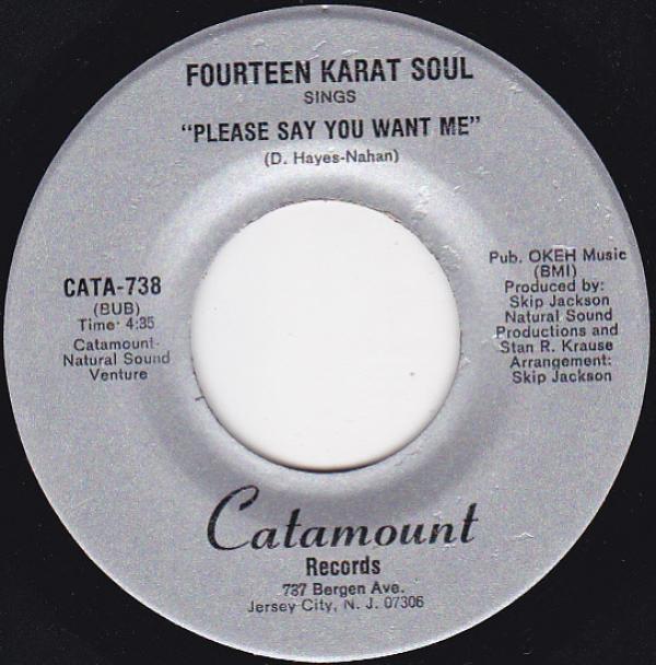 Fourteen Karat Soul - Please Say You Want Me / The Trouble With Love