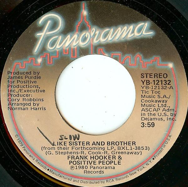 Frank Hooker & Positive People - Like Sister And Brother