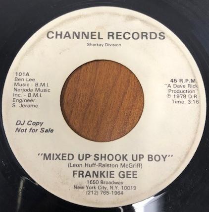 Frankie Gee - Mixed Up Shook Up Boy / Spirits The Party