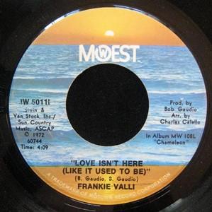 Frankie Valli - Love Isn't Here (Like It Used To Be)