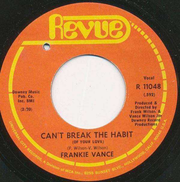 Frankie Vance - Can't Break The Habit (Of Your Love) / Do You Hear Me Baby? (Is Your Phone Line Clear?)