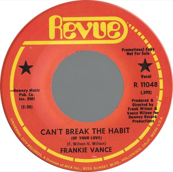 Frankie Vance - Can't Break The Habit (Of Your Love) / Do You Hear Me Baby? (Is Your Phone Line Clear?)