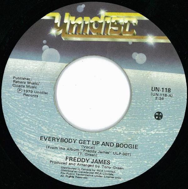 Freddie James - Everybody Get Up And Boogie