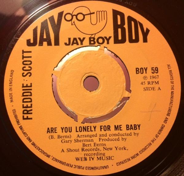 Freddie Scott (2) - Are You Lonely For Me, Baby