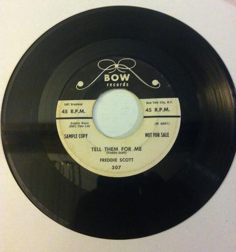 Freddie Scott (2) - Tell Them For Me / Hold My Hand