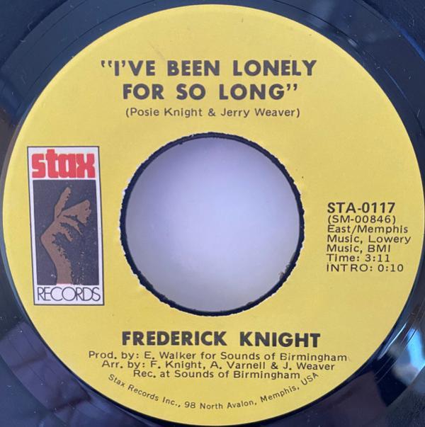 Frederick Knight - I've Been Lonely For So Long / Lean On Me