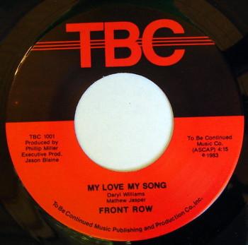 Front Row - My Love My Song / Wanting You