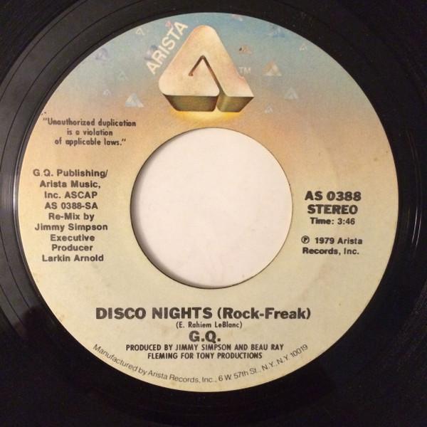 GQ - Disco Nights (Rock-Freak) / Boogie Oogie Oogie