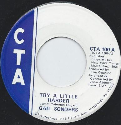 Gail Sonders - Try A Little Harder