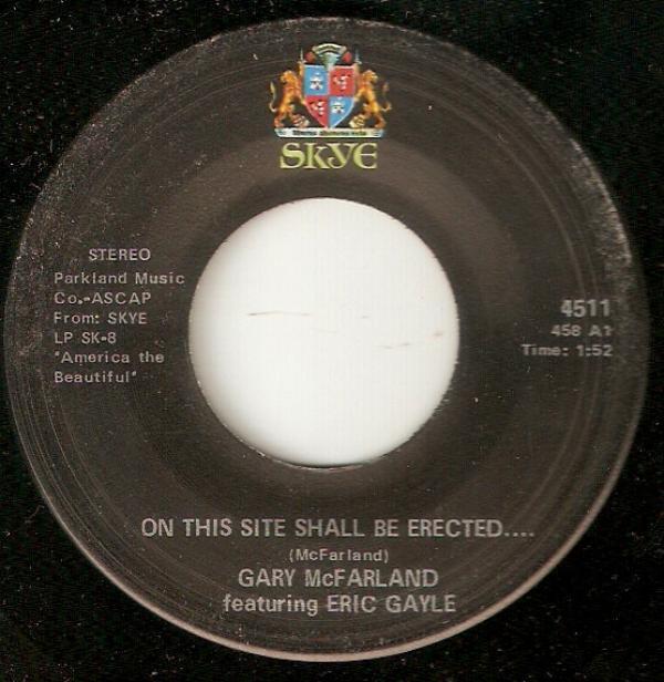 Gary McFarland, Eric Gale - On This Site Shall Be Erected/80 Miles An Hour Through Beer-Can Country