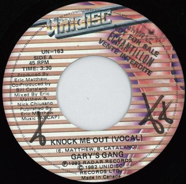 Gary's Gang - Knock Me Out