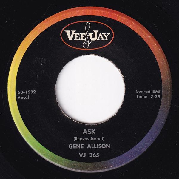 Gene Allison - Ask / Tell Me Sugar Baby