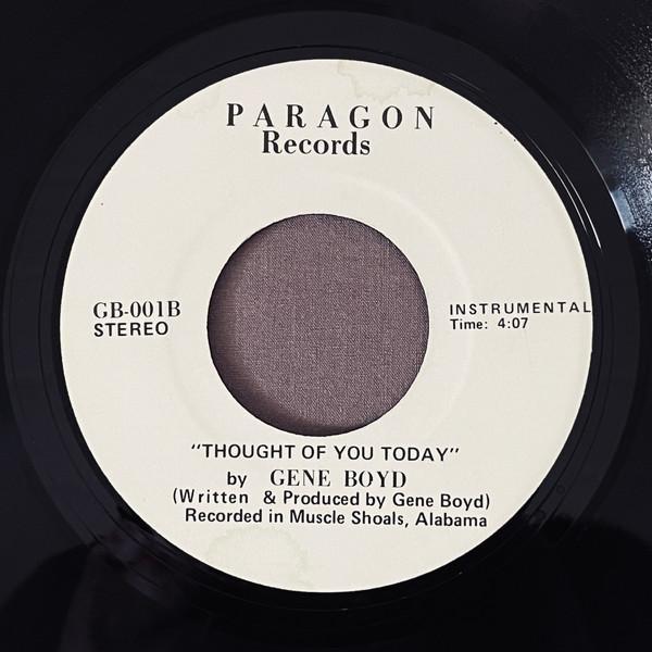 Gene Boyd - Thought Of You Today