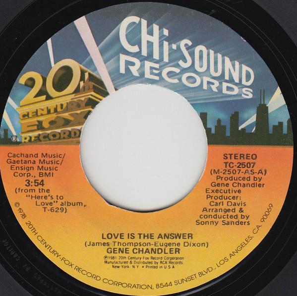 Gene Chandler - Love Is The Answer