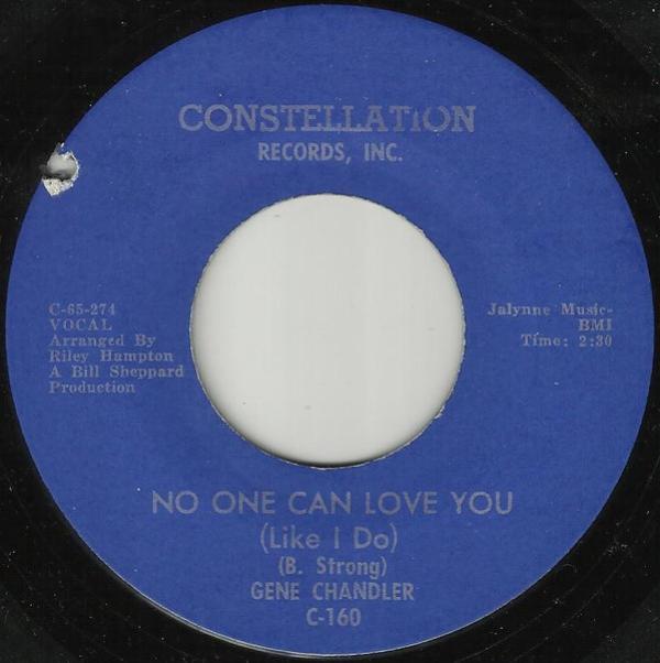 Gene Chandler - No One Can Love You (Like I Do) / (Gonna Be) Good Times
