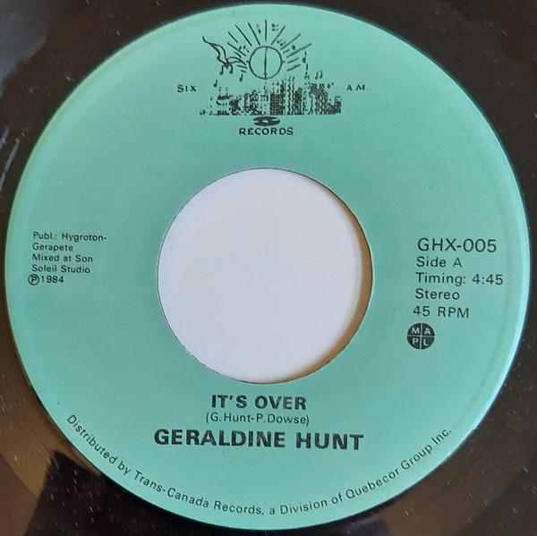 Geraldine Hunt - It's Over