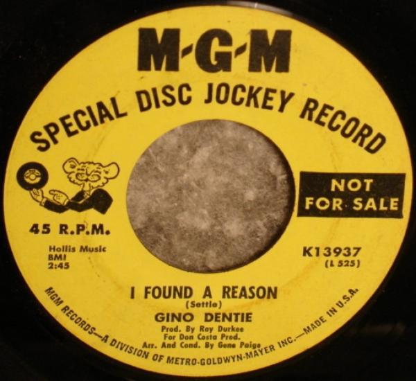 Gino Dentie - I Found A Reason / I Don't Want To Get Hung Up On You