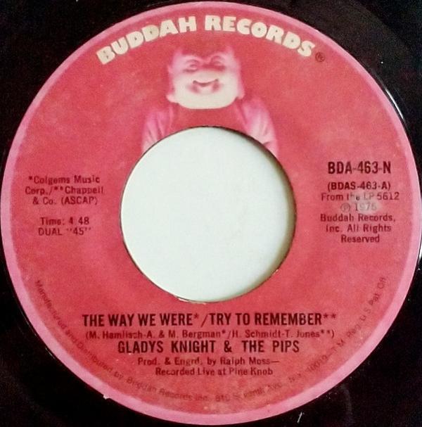 Gladys Knight And The Pips - The Way We Were / Try To Remember