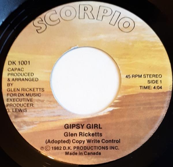 Glen Ricketts, B. Burns - Gipsy Girl / Mr. Success