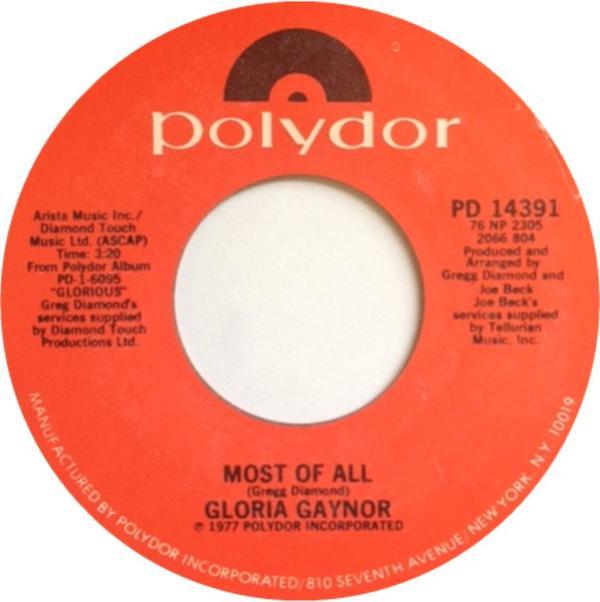 Gloria Gaynor - Most Of All