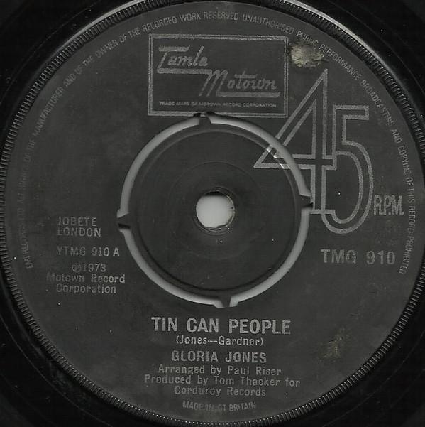 Gloria Jones - Tin Can People