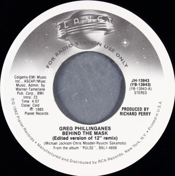 Greg Phillinganes - Behind The Mask