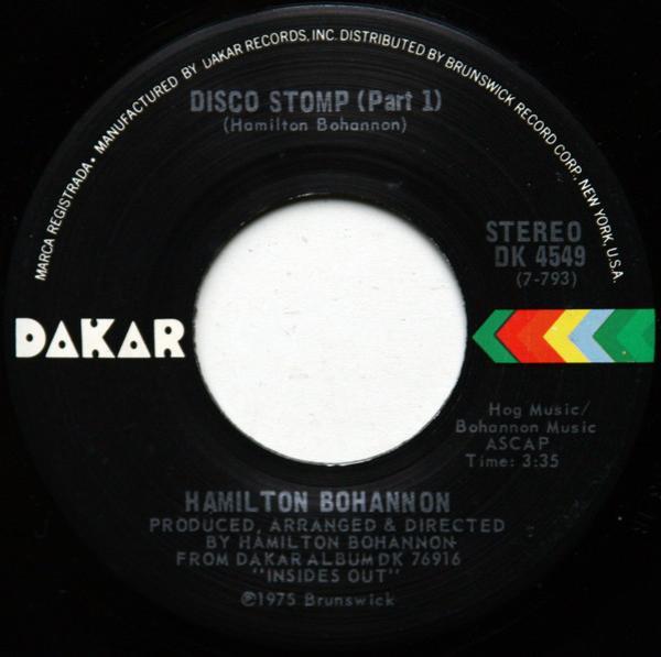 Hamilton Bohannon - Disco Stomp