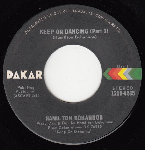 Hamilton Bohannon - Keep On Dancing