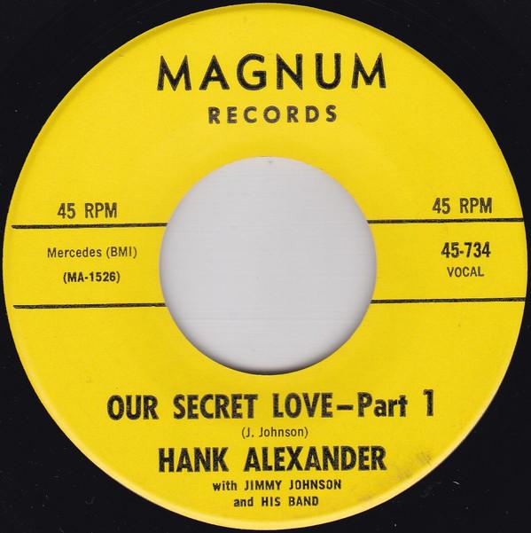 Hank Alexander, Jimmy Johnson And His Band  - Our Secret Love