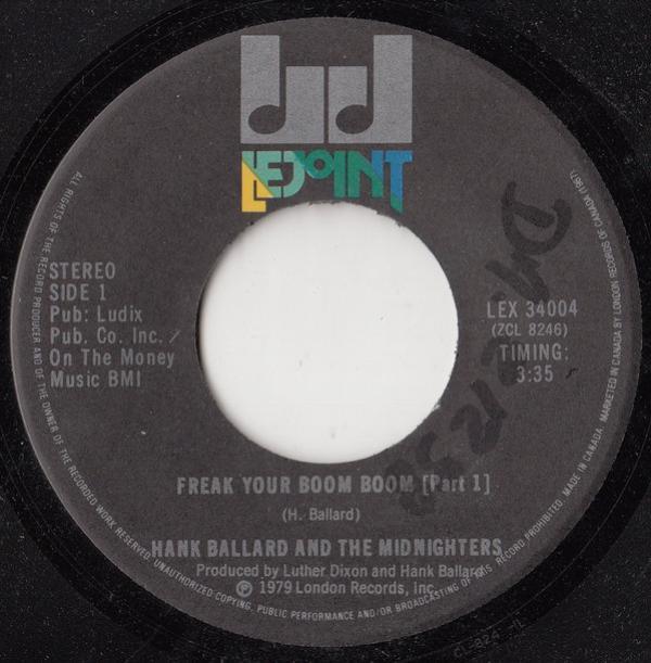Hank Ballard & The Midnighters - Freak Your Boom Boom