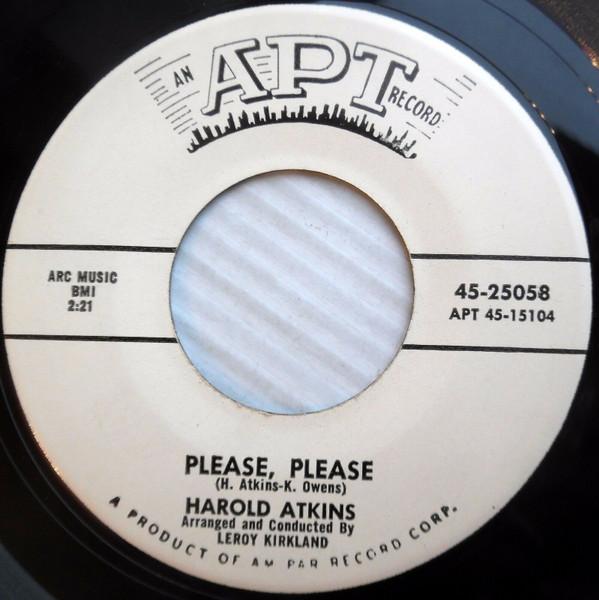 Harold Atkins - Te Ni Nucha Nu / Please, Please