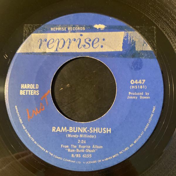 Harold Betters - Ram-Bunk-Shush