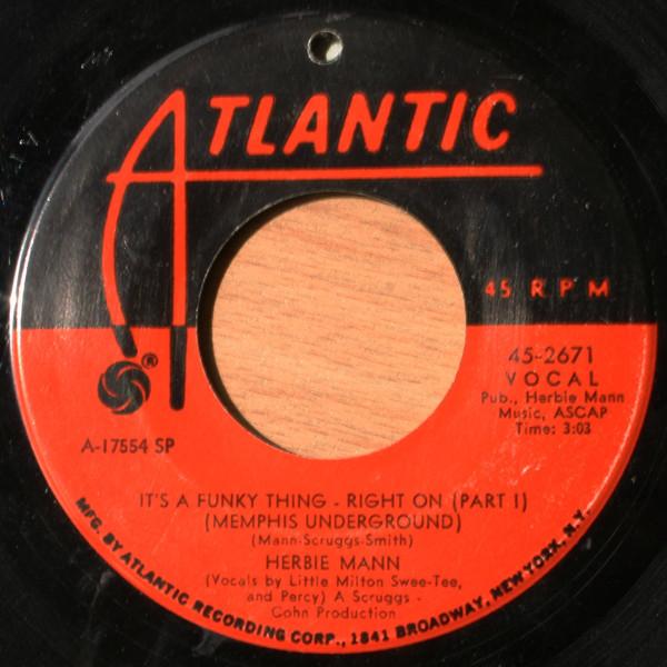 Herbie Mann - It's A Funky Thing - Right On