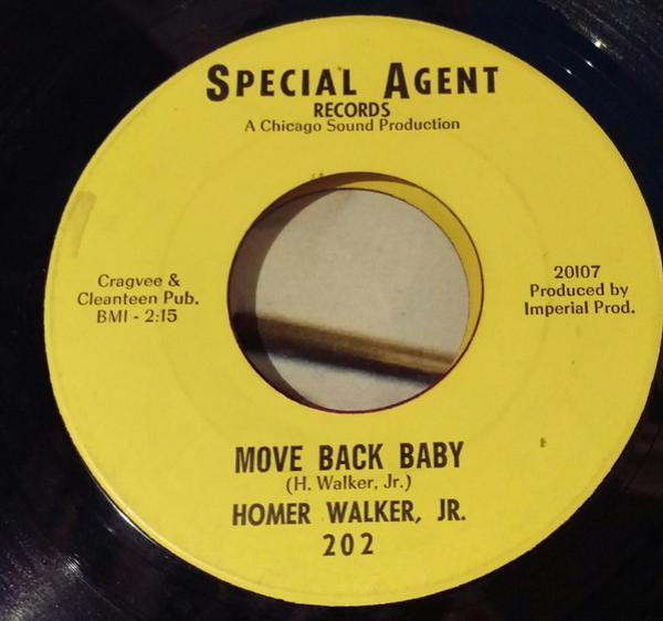 Homer Walker, Jr. - Move Back Baby / Do Uncle Willie's Dance