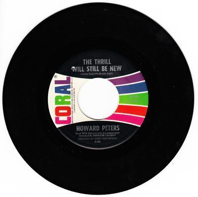 Howard Peters - The Thrill Will Still Be New / Soulville