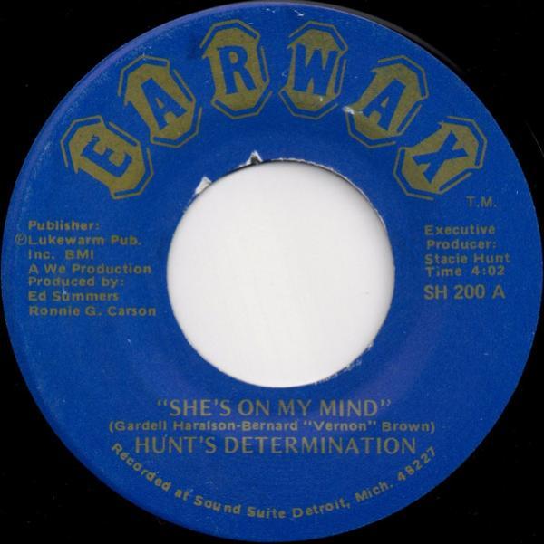 Hunt's Determination - She's On My Mind