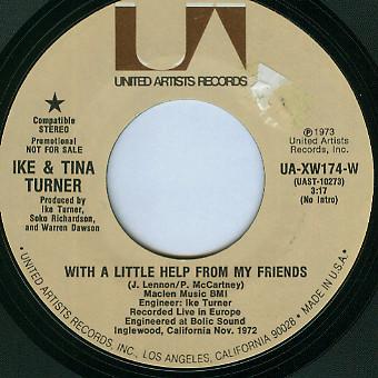 Ike & Tina Turner - With A Little Help From My Friends / Early One Morning