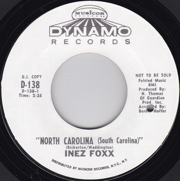 Inez Foxx - North Carolina (South Carolina)