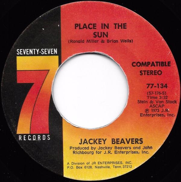 Jackey Beavers - Place In The Sun / I Never Found A Girl (To Love Me Like You Do)