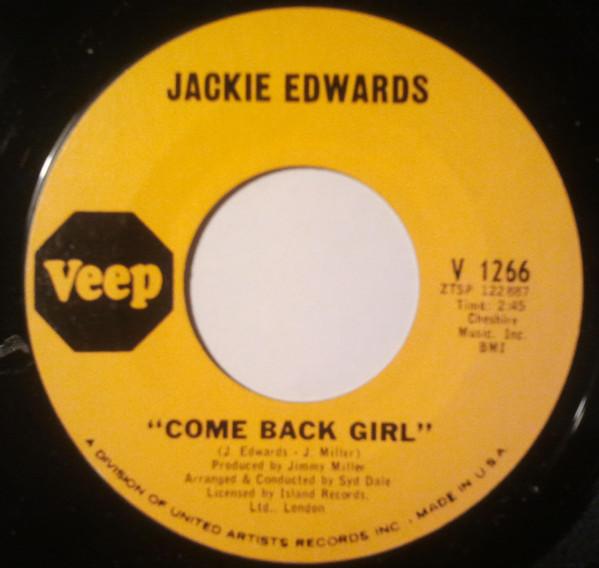 Jackie Edwards - Come Back Girl