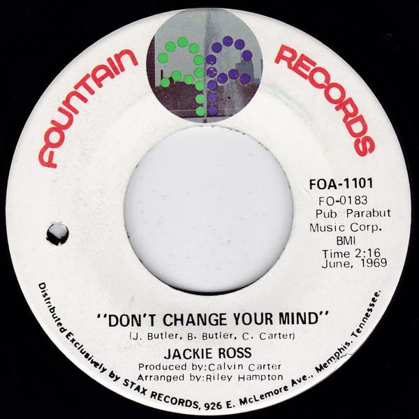 Jackie Ross - Don't Change Your Mind