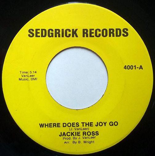 Jackie Ross - Where Does The Joy Go