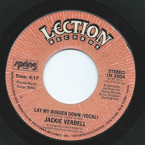 Jackie Verdell - Lay My Burden Down