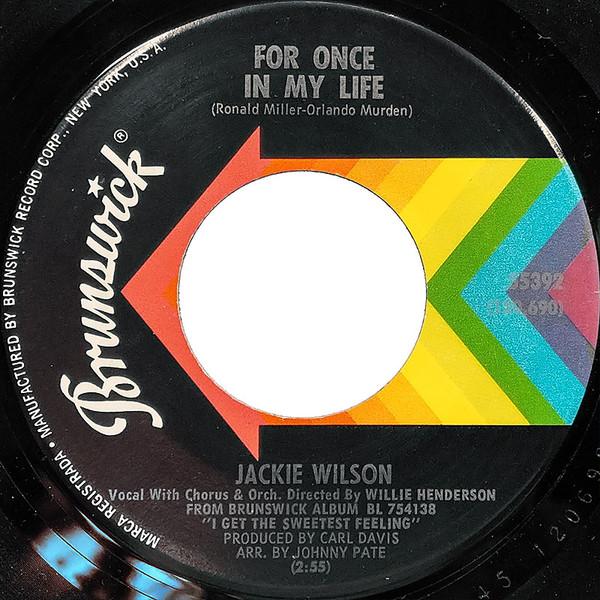 Jackie Wilson - For Once In My Life