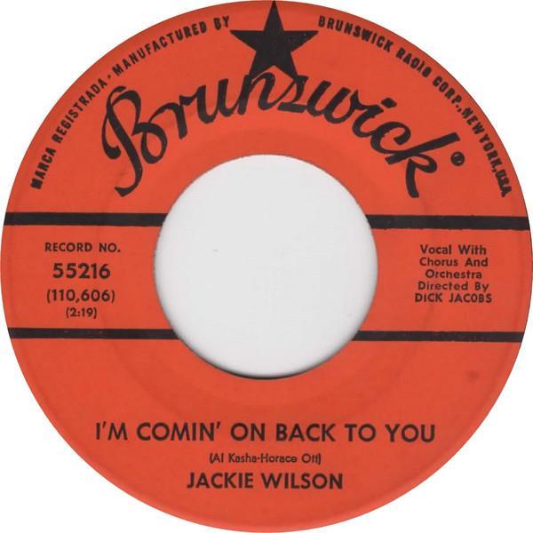 Jackie Wilson - I'm Comin' On Back To You / Lonely Life