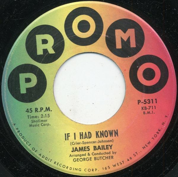 James Bailey (10) - If I Had Known