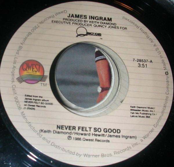 James Ingram - Never Felt So Good